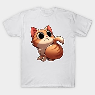 scared cat shirt T-Shirt